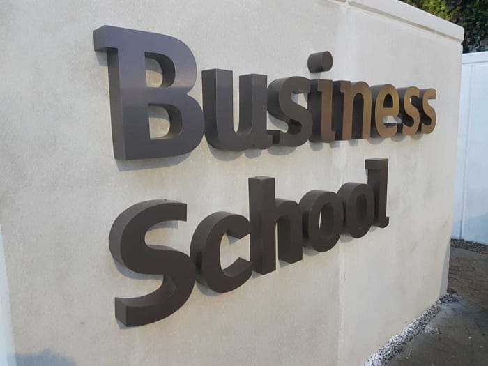 3D built-up letters manufactured by Beacon Signs