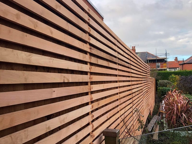Timber fencing installed by Beacon Signs